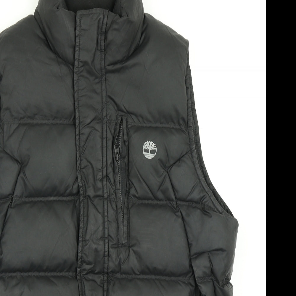 Timberland Mens Black   Gilet Coat Size M