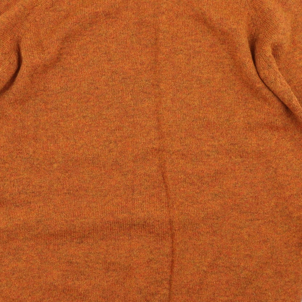 Easy Mens Brown  Knit Pullover Jumper Size XL