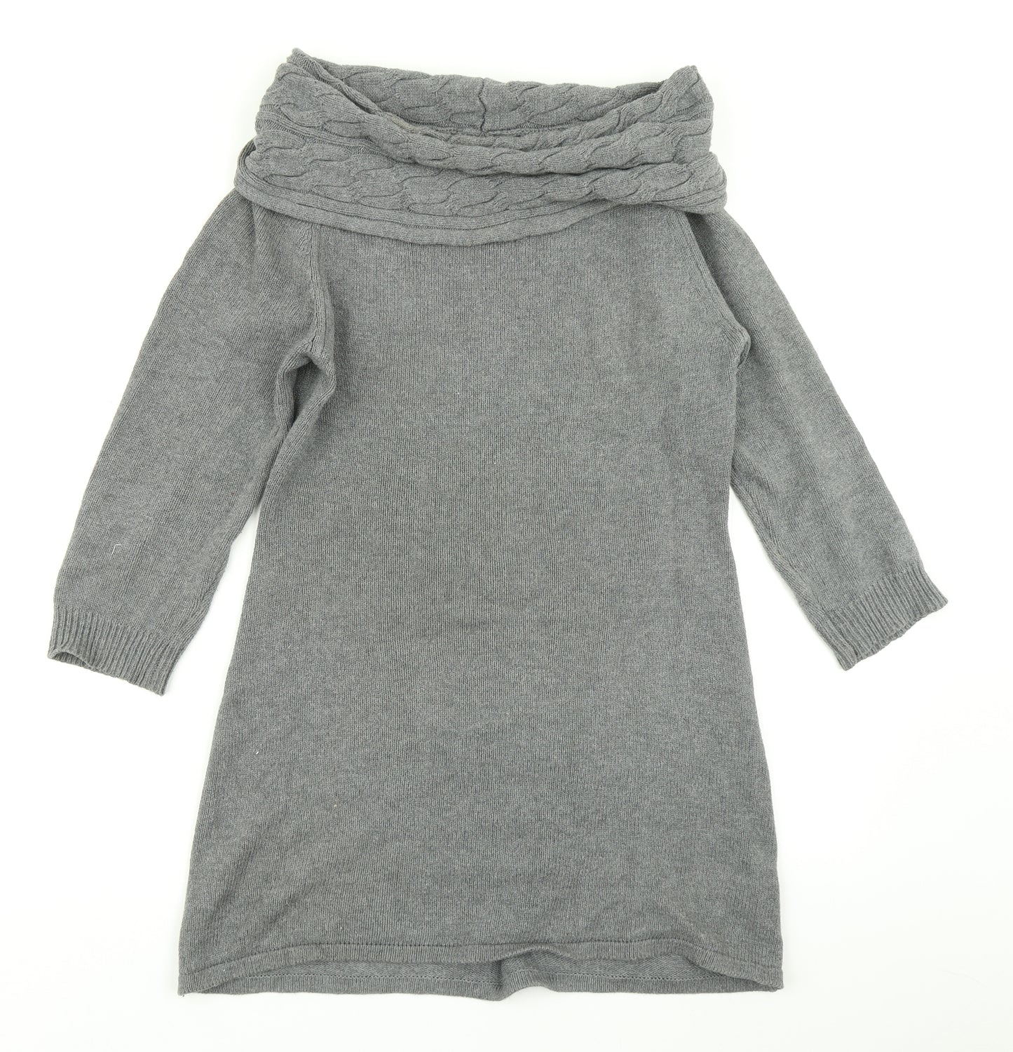 Cameo Rose Womens Grey  Knit Jumper Dress  Size L