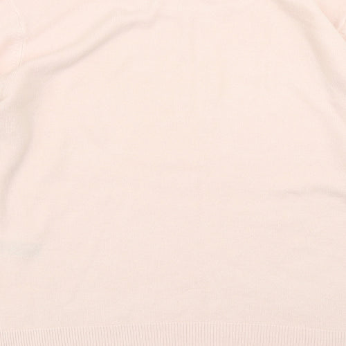M&S Collection Womens Pink  Knit Pullover Jumper Size 12
