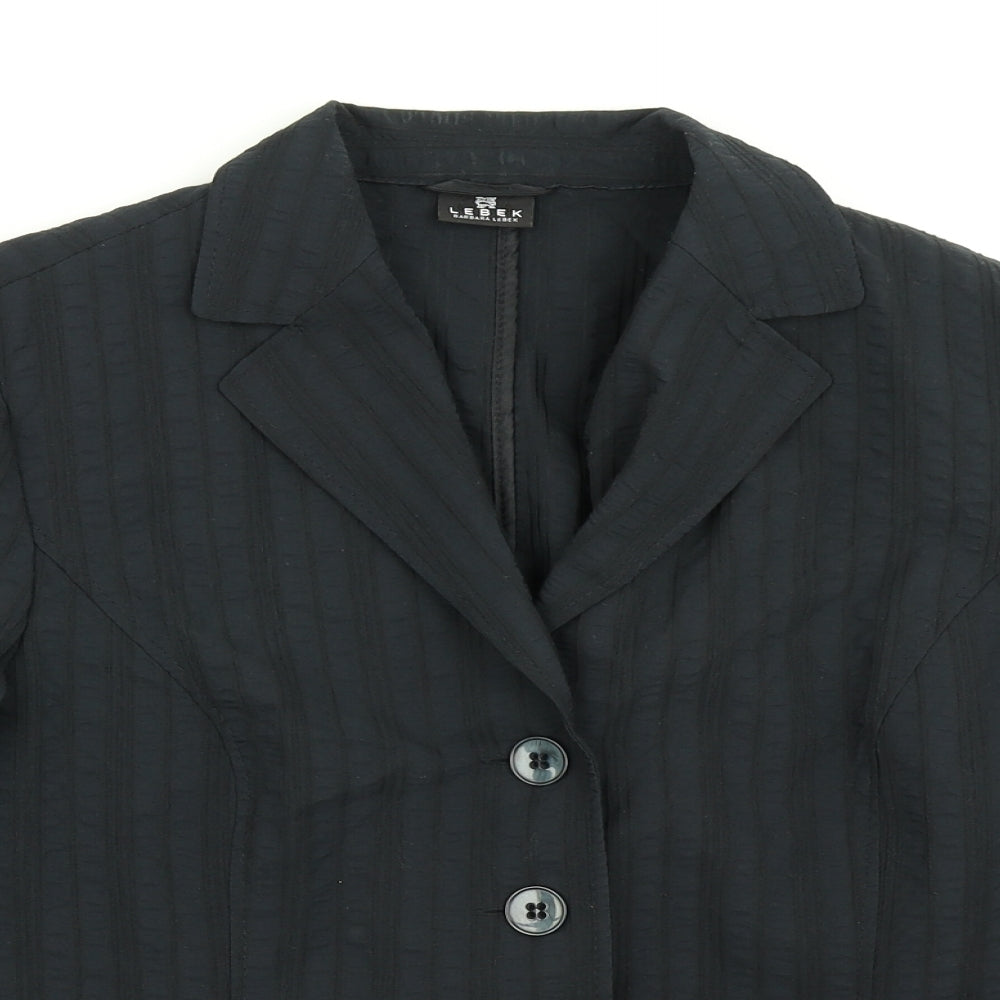 Lebek Womens Blue   Jacket Blazer Size 12