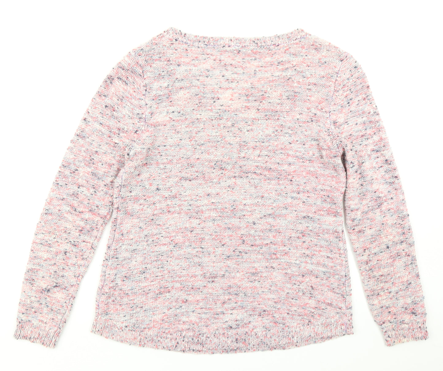 M&Co Womens Pink  Knit Pullover Jumper Size 12