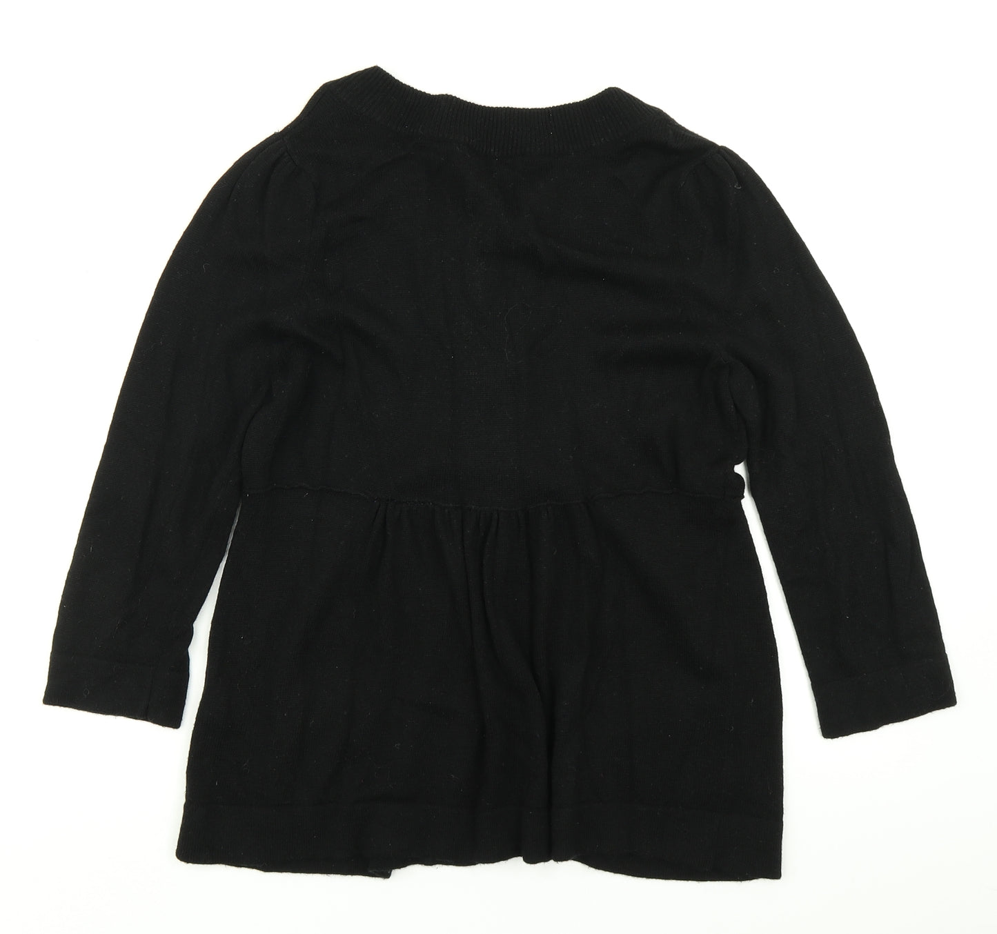 Marks & Spencer Womens Black  Knit Cardigan Jumper Size 10