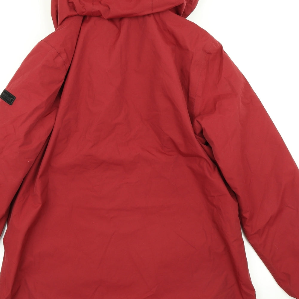 Regatta Womens Red   Rain Coat Coat Size 14