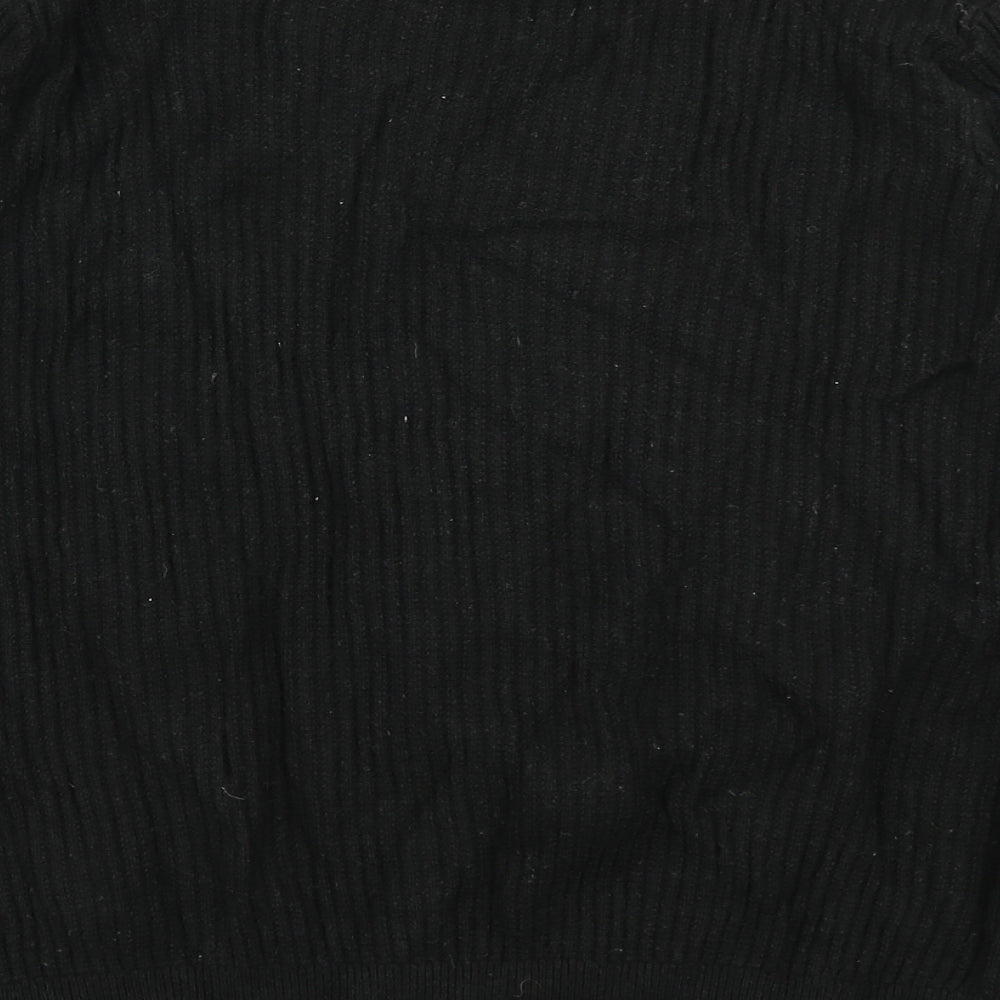Per Una Womens Black  Knit Pullover Jumper Size 20