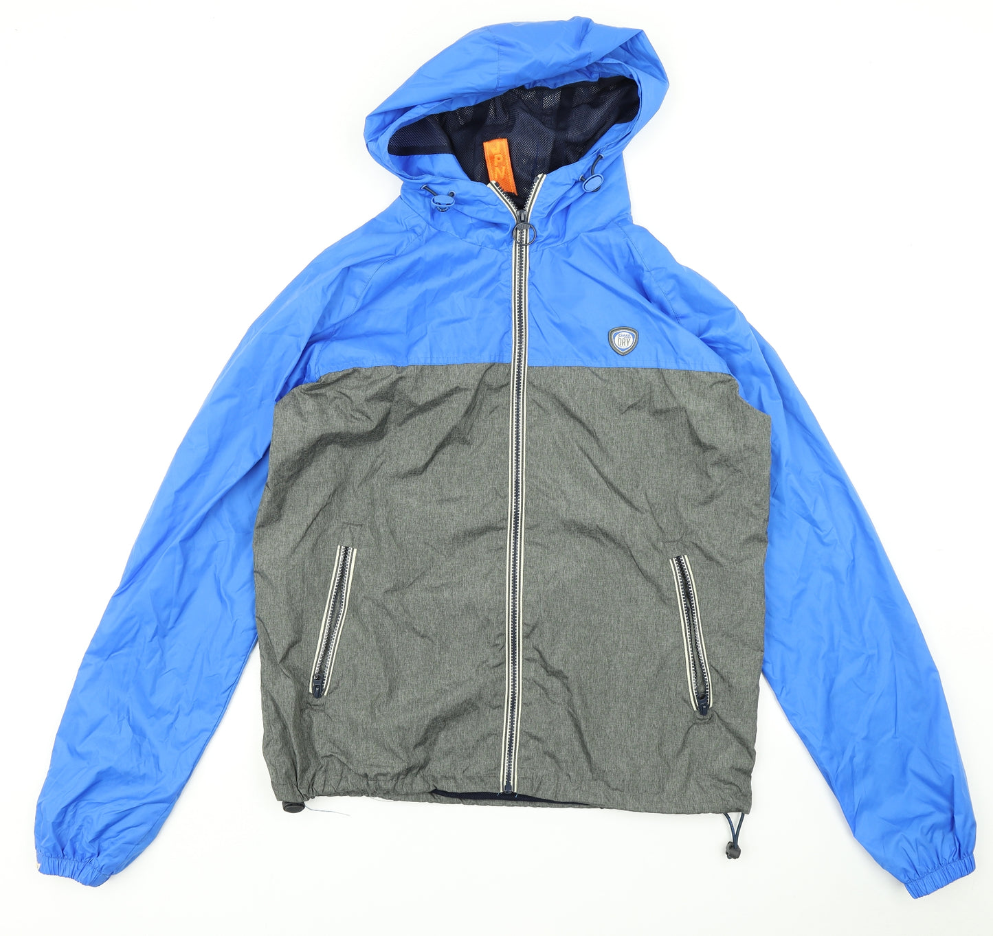 Superdry Mens Grey   Rain Coat Coat Size XL