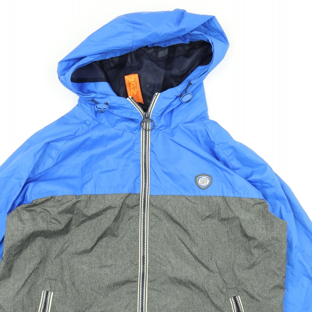 Superdry Mens Grey   Rain Coat Coat Size XL