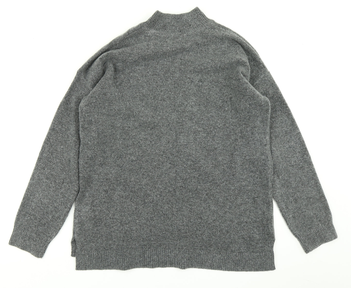 F&F Womens Grey  Knit Pullover Jumper Size 12