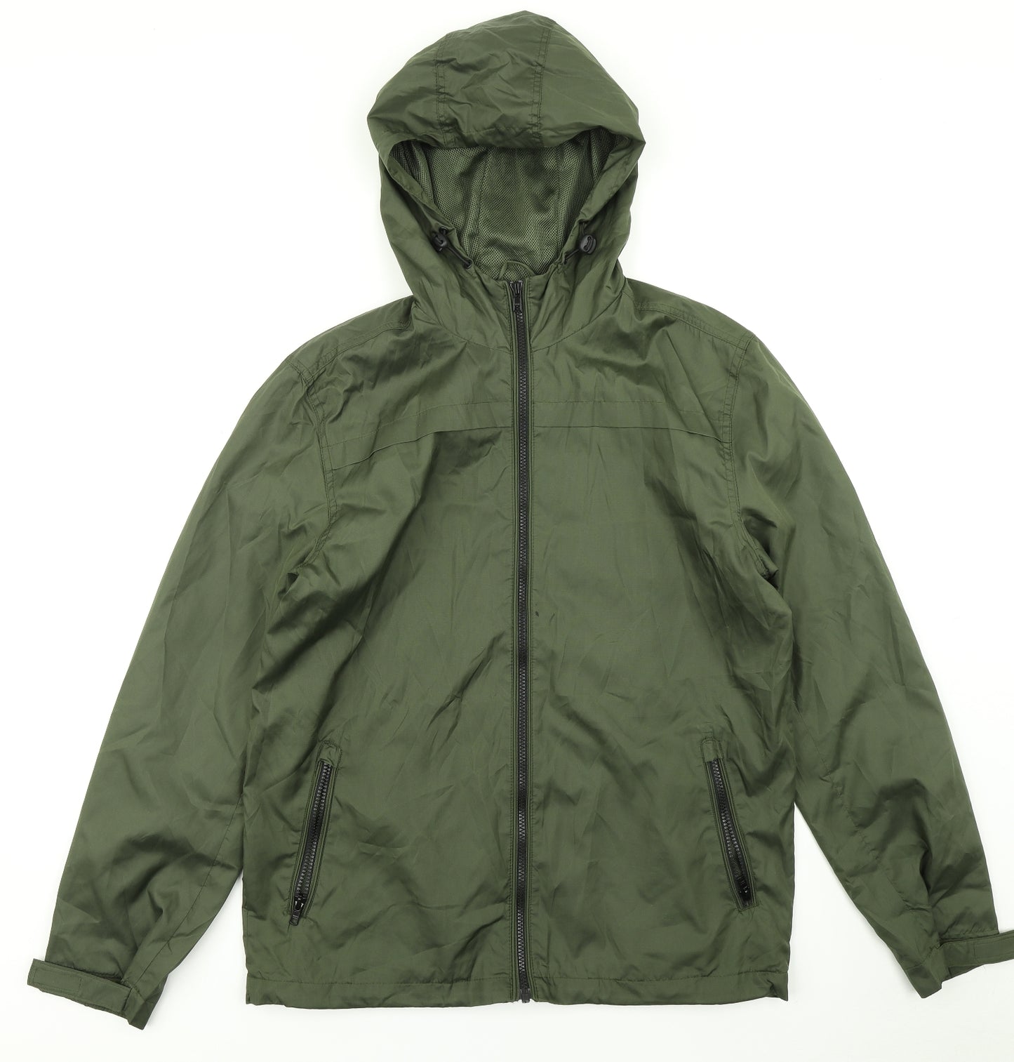 George Mens Green   Rain Coat Coat Size M