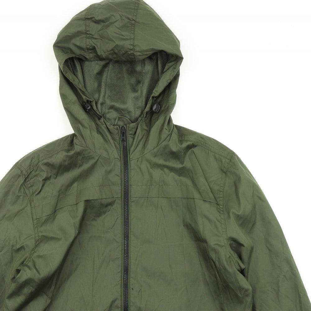 George Mens Green   Rain Coat Coat Size M