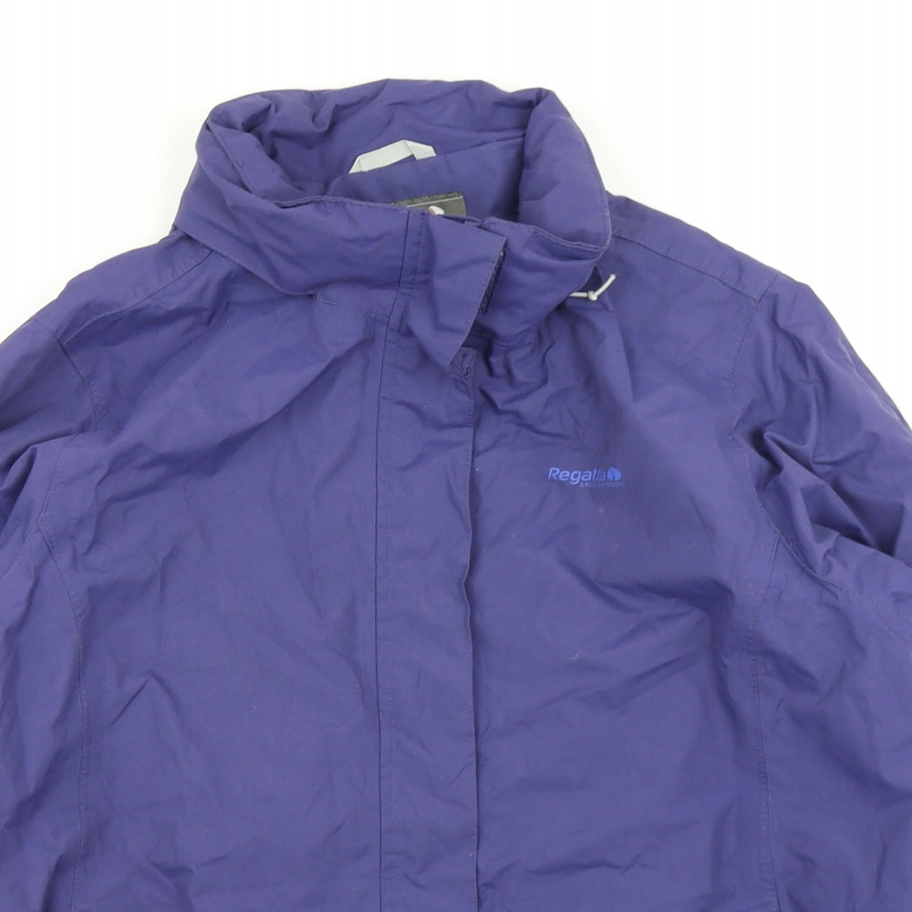 Regatta Womens Purple   Rain Coat Coat Size 16