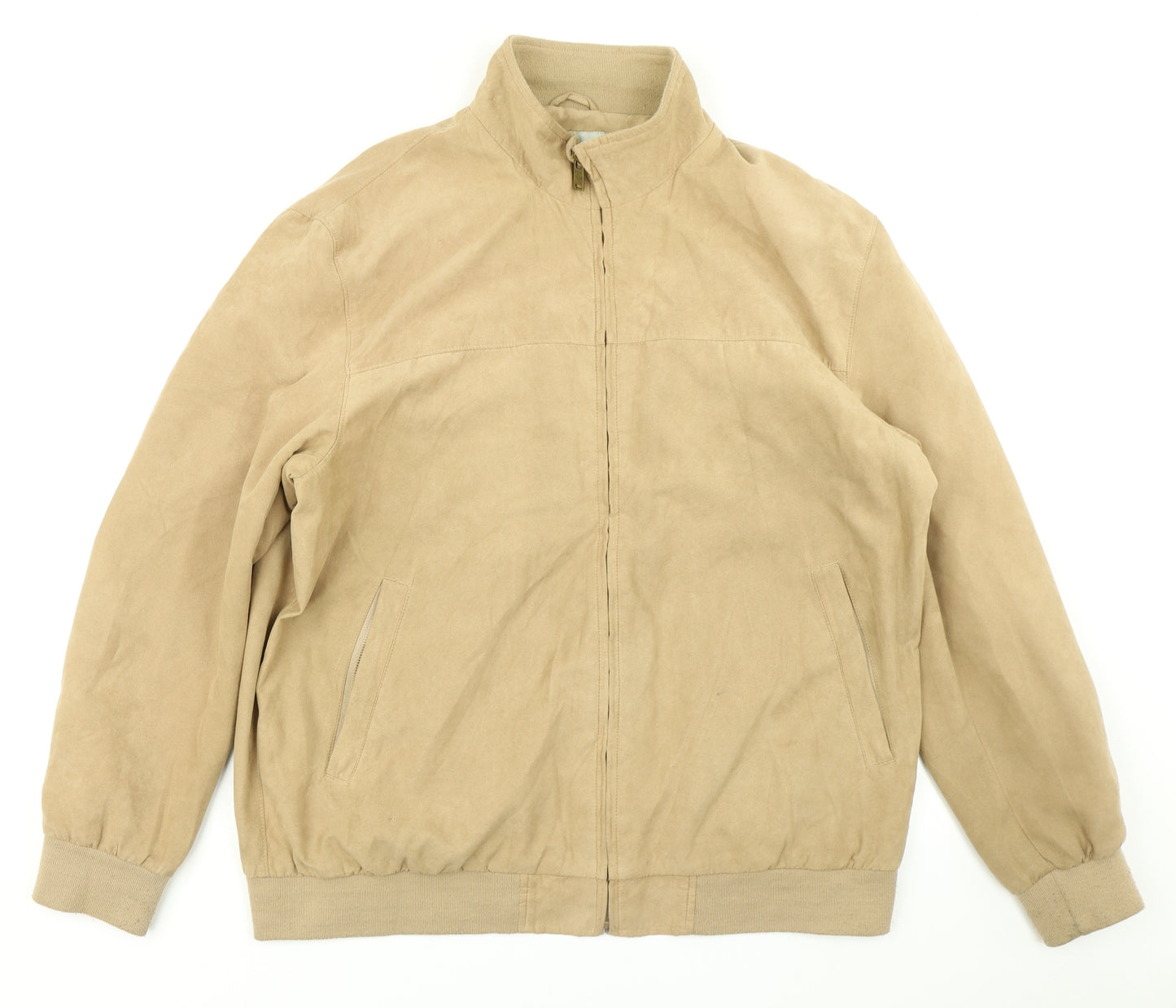 Greenwoods Mens Brown   Bomber Jacket Jacket Size XL