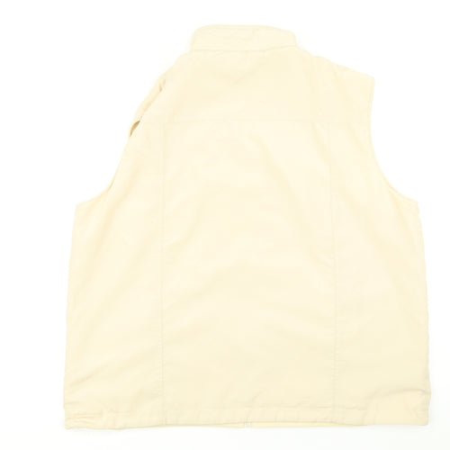 Bonmarché Womens Beige   Gilet Coat Size L