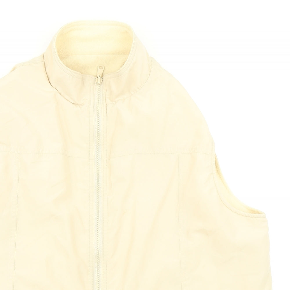 Bonmarché Womens Beige   Gilet Coat Size L