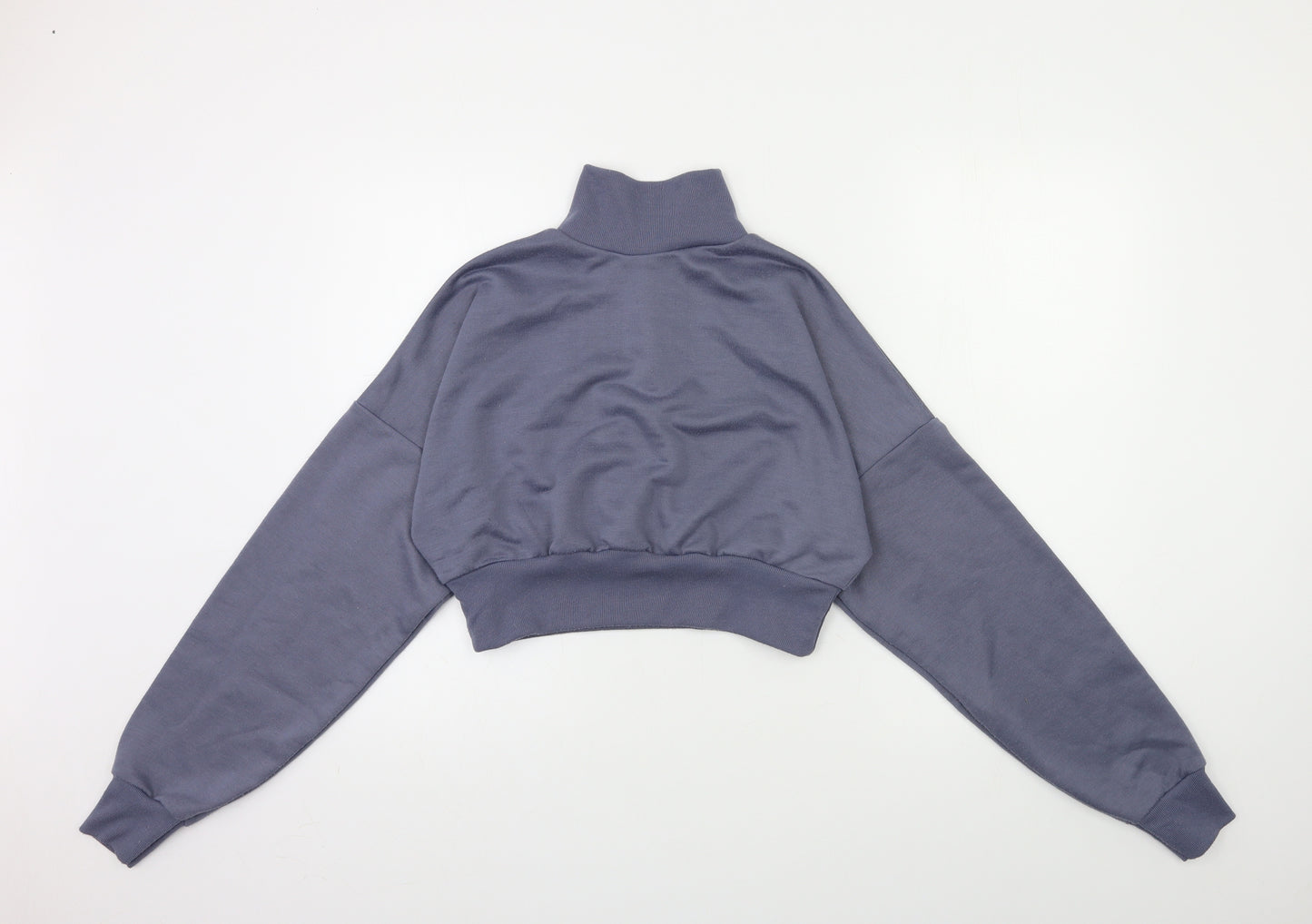 Boohoo Womens Grey   Pullover Sweatshirt Size 10