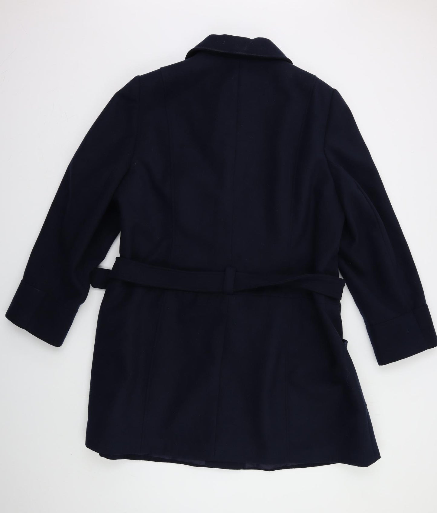 George Womens Blue   Trench Coat Coat Size 24