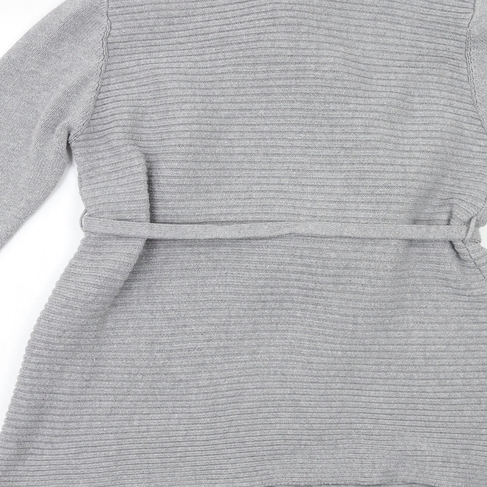 JoJo Maman Bébé Womens Grey  Knit Cardigan Jumper Size M