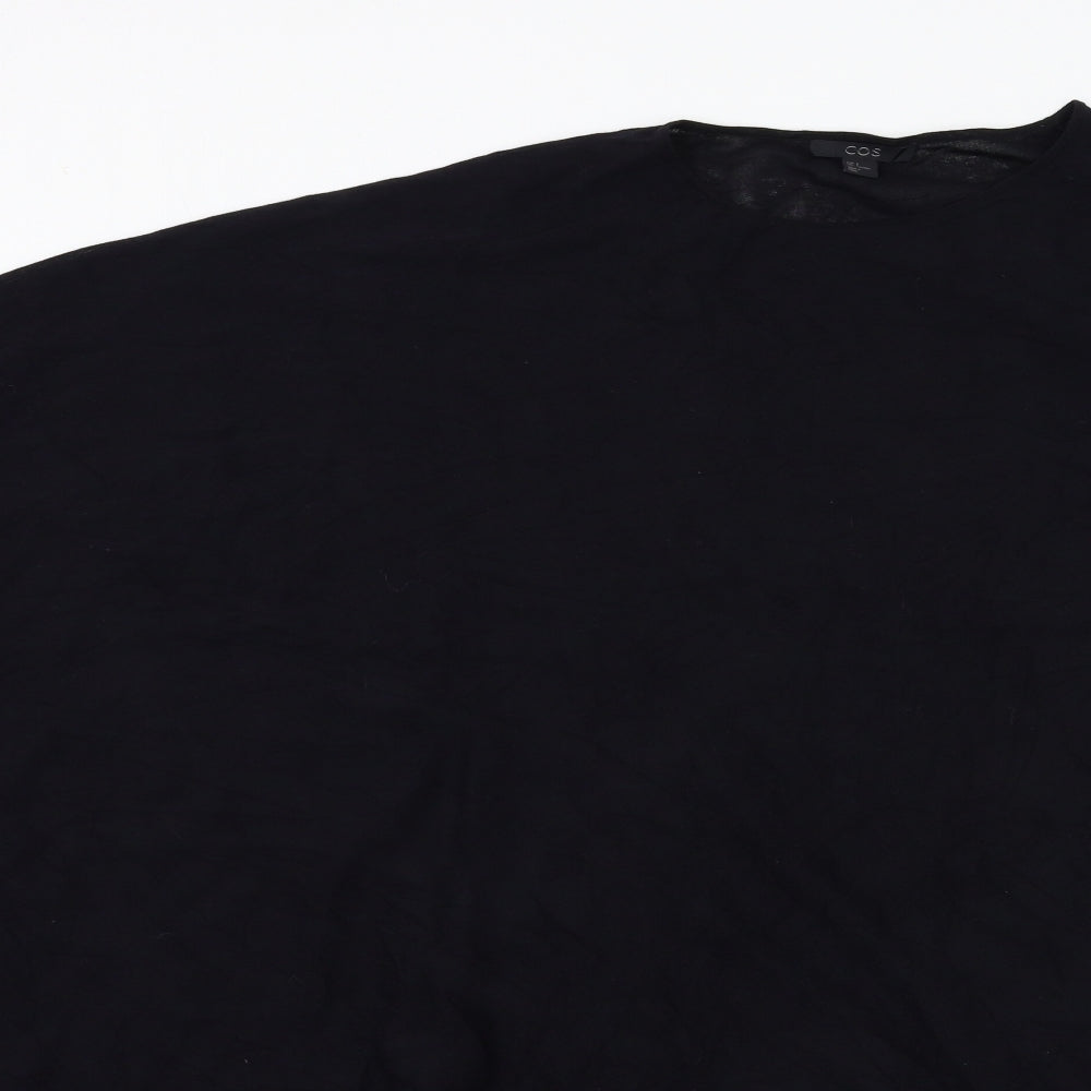 COS Womens Black  Knit Pullover Jumper Size L