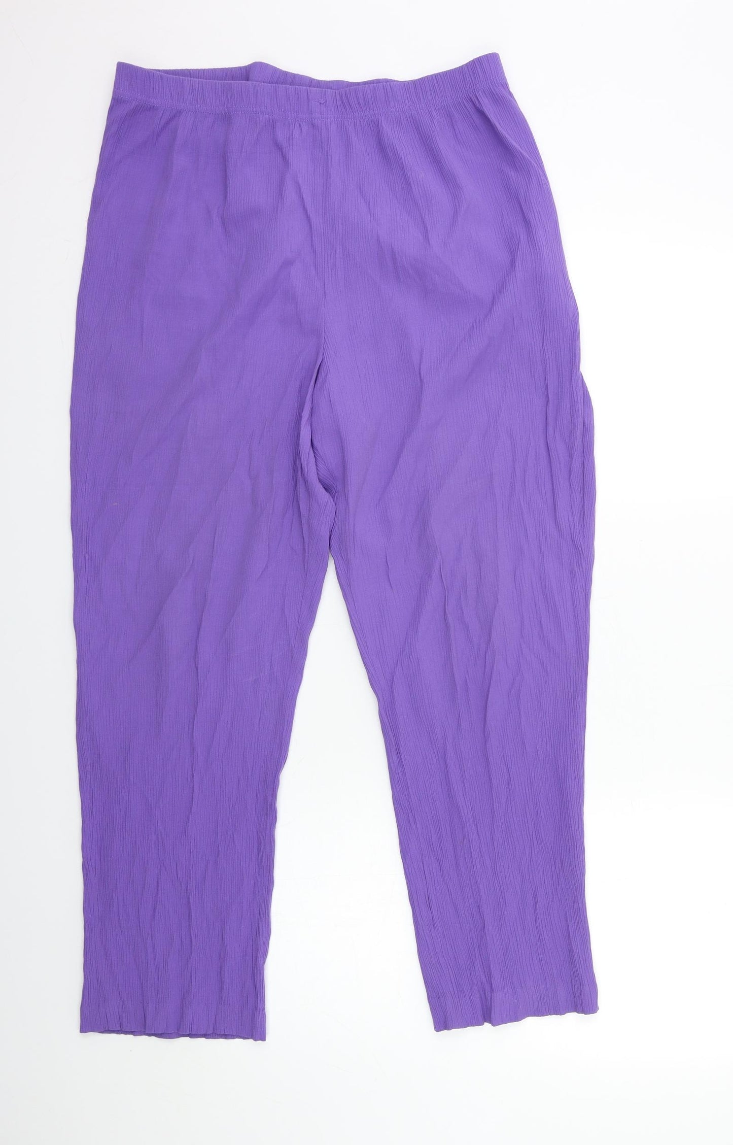 Being Casual Womens Purple   Trousers  Size 16 L27 in