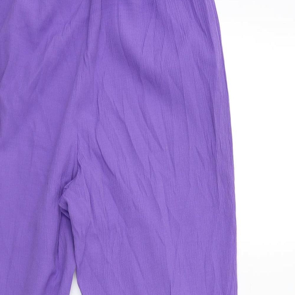 Being Casual Womens Purple   Trousers  Size 16 L27 in