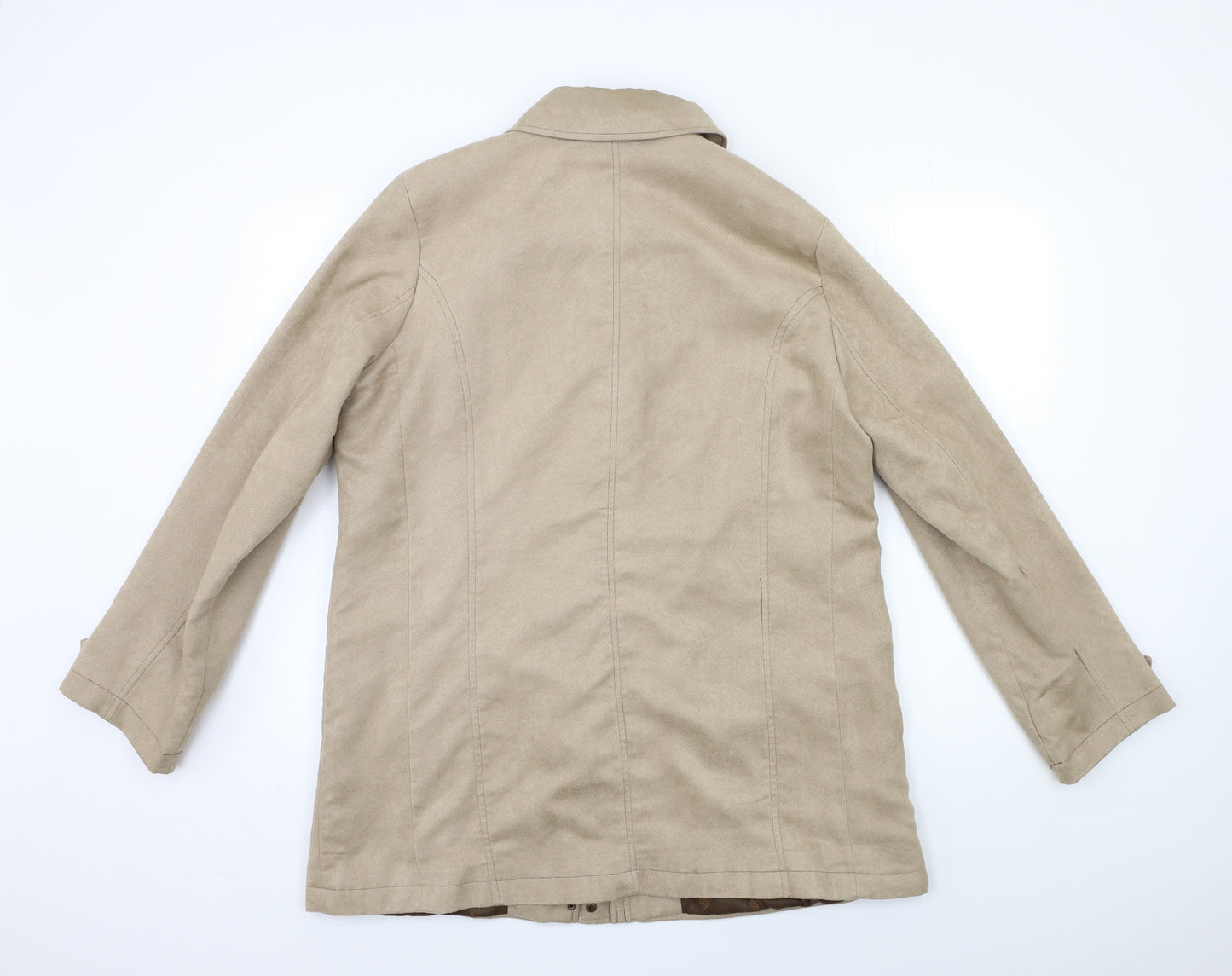 Bonmarché Womens Beige   Overcoat Coat Size M