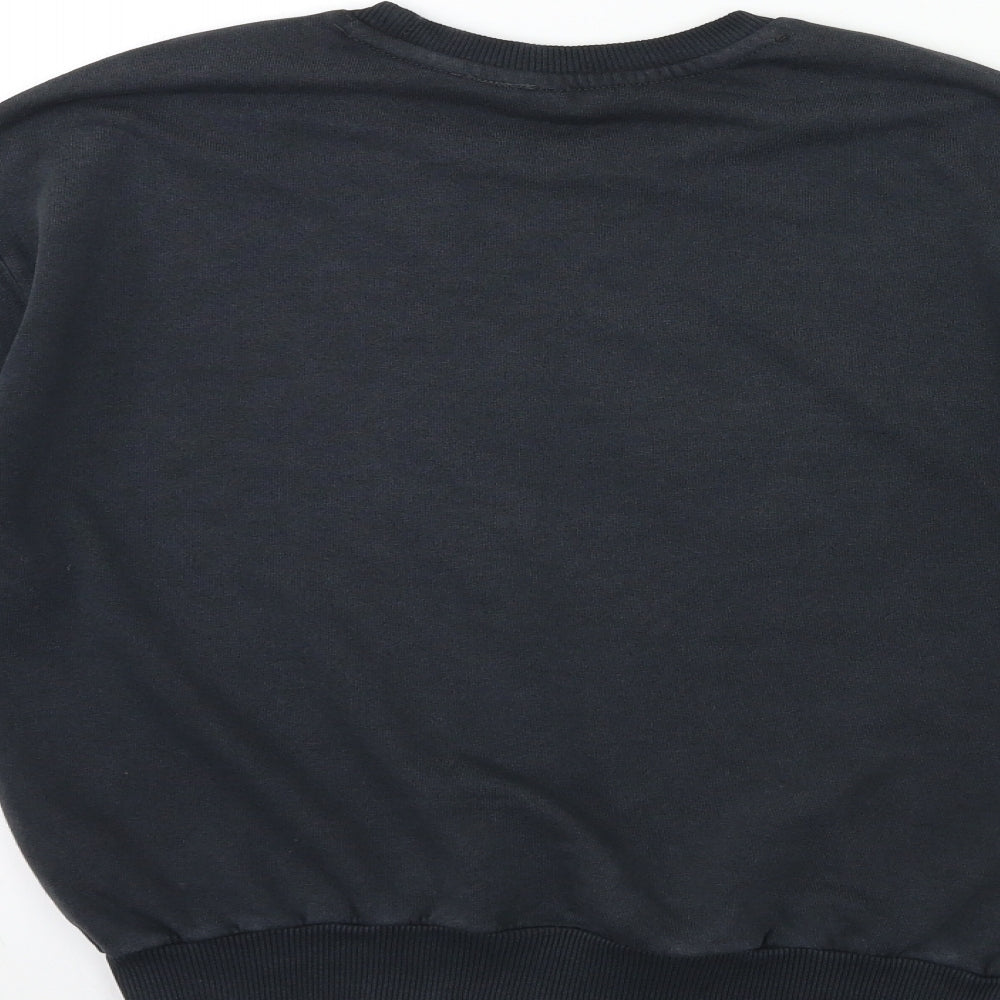 H&M Womens Grey   Pullover Sweatshirt Size XS