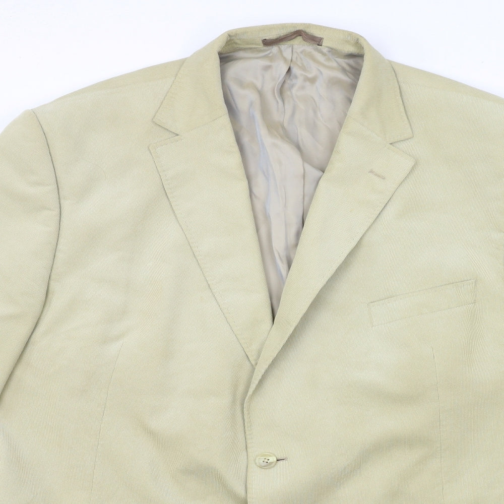 Marks and Spencer Mens Beige   Jacket Suit Jacket Size 48