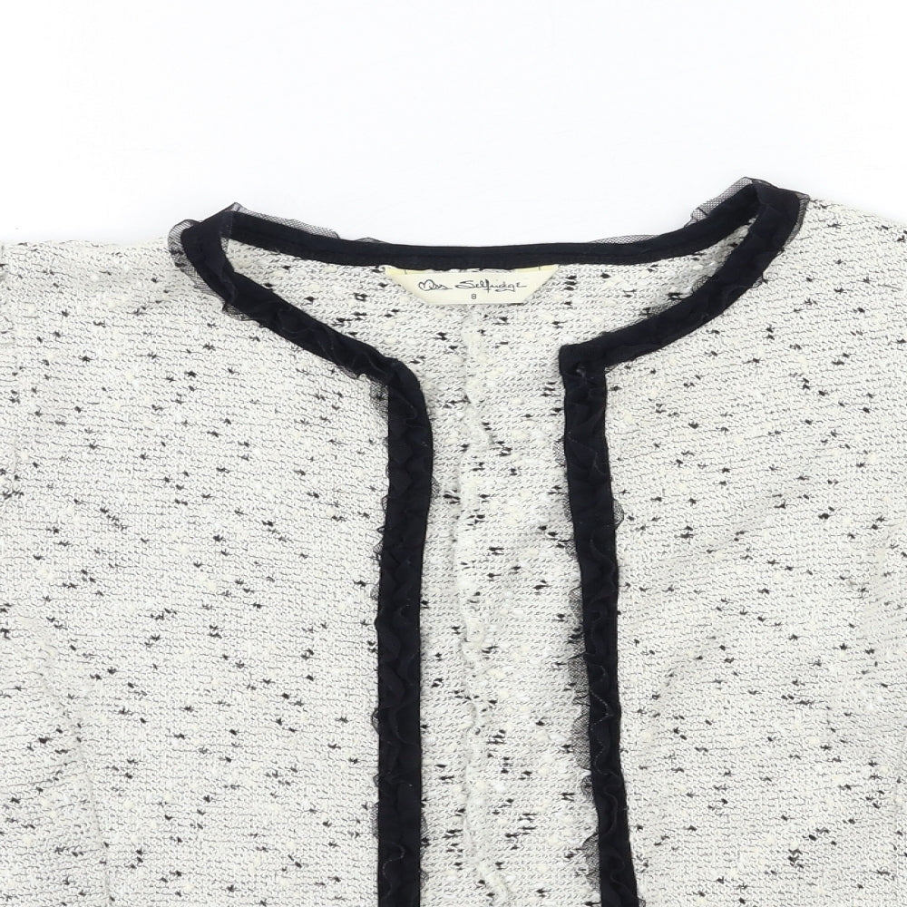 Miss Selfridge Womens Beige   Jacket Blazer Size 8