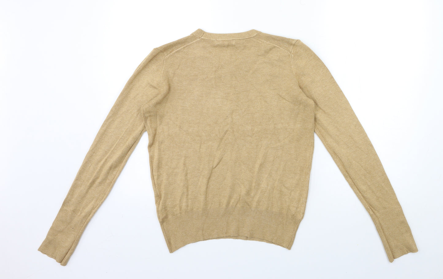 Zara Womens Beige  Knit Pullover Jumper Size M