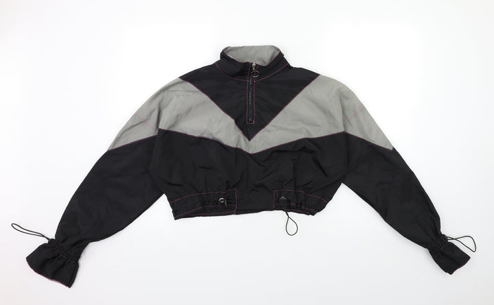 PRETTYLITTLETHING Womens Black   Jacket  Size 8