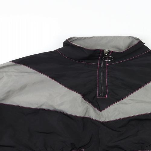 PRETTYLITTLETHING Womens Black   Jacket  Size 8