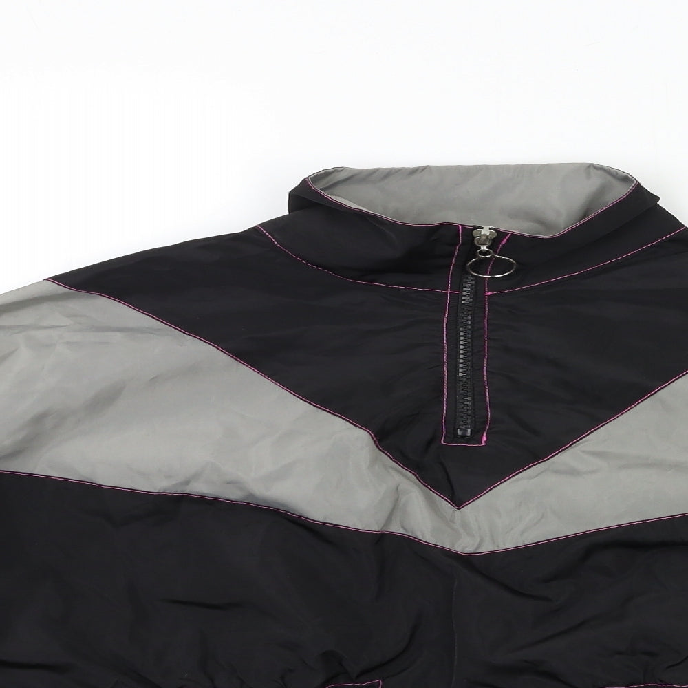 PRETTYLITTLETHING Womens Black   Jacket  Size 8