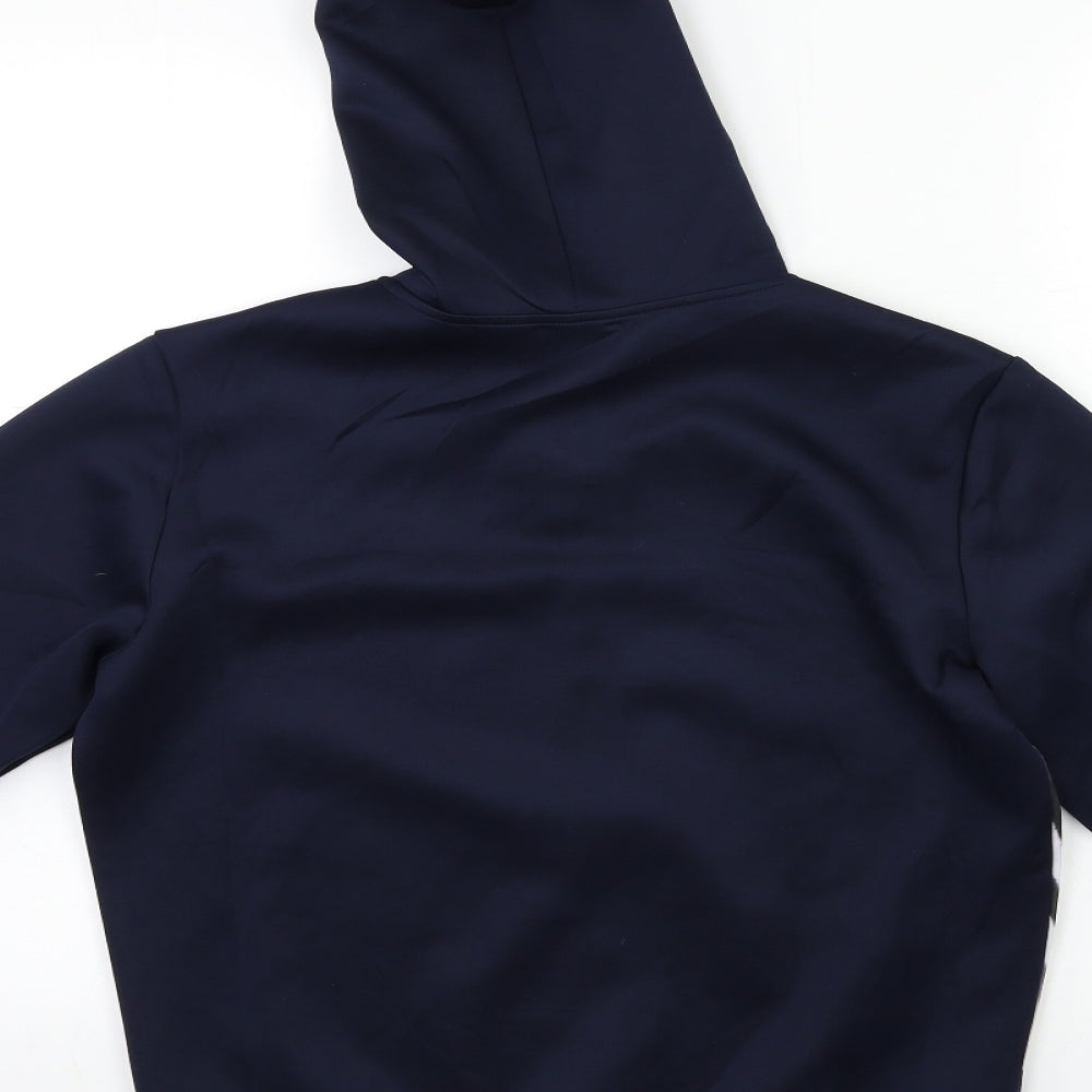 glam style Womens Blue   Full Zip Hoodie Size S