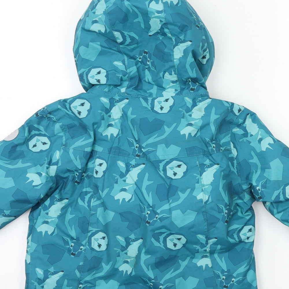 Regatta Boys Blue   Rain Coat Coat Size 5-6 Years