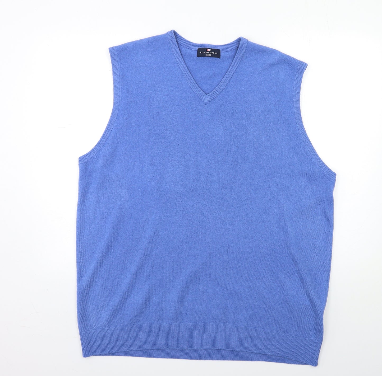 Blue Harbour Mens Blue  Knit Pullover Jumper Size 2XL