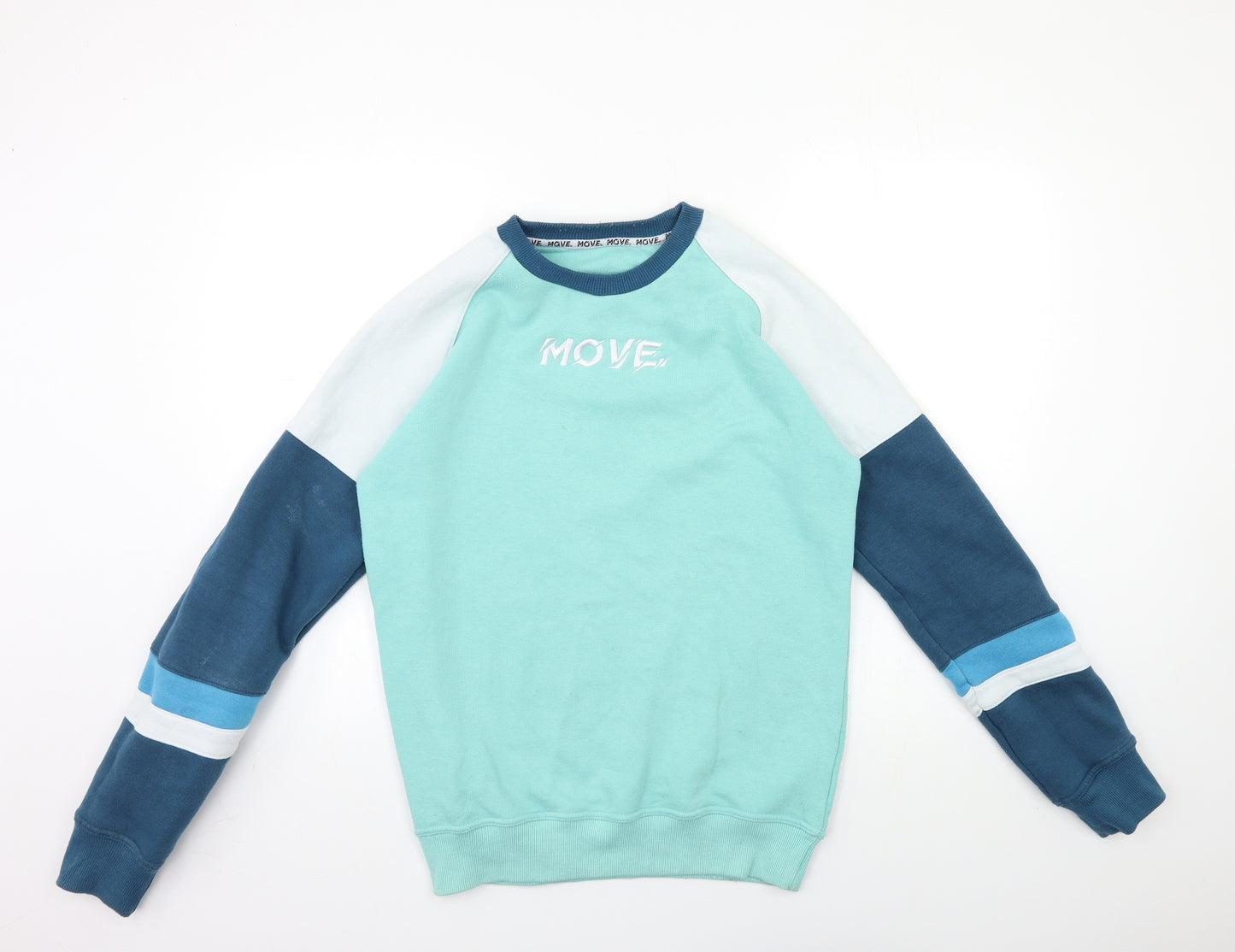 MOVE Womens Green   Pullover Sweatshirt Size S