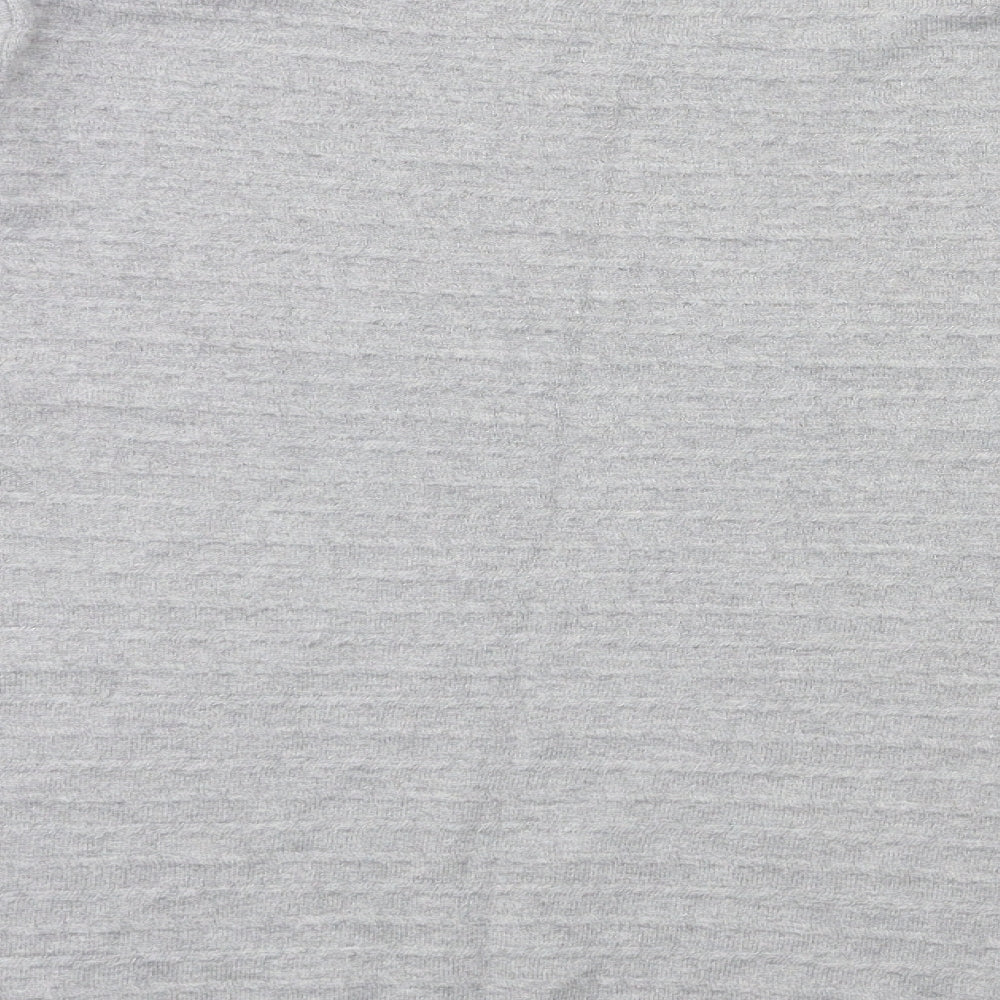 Bonmarché Womens Grey  Knit Pullover Jumper Size L
