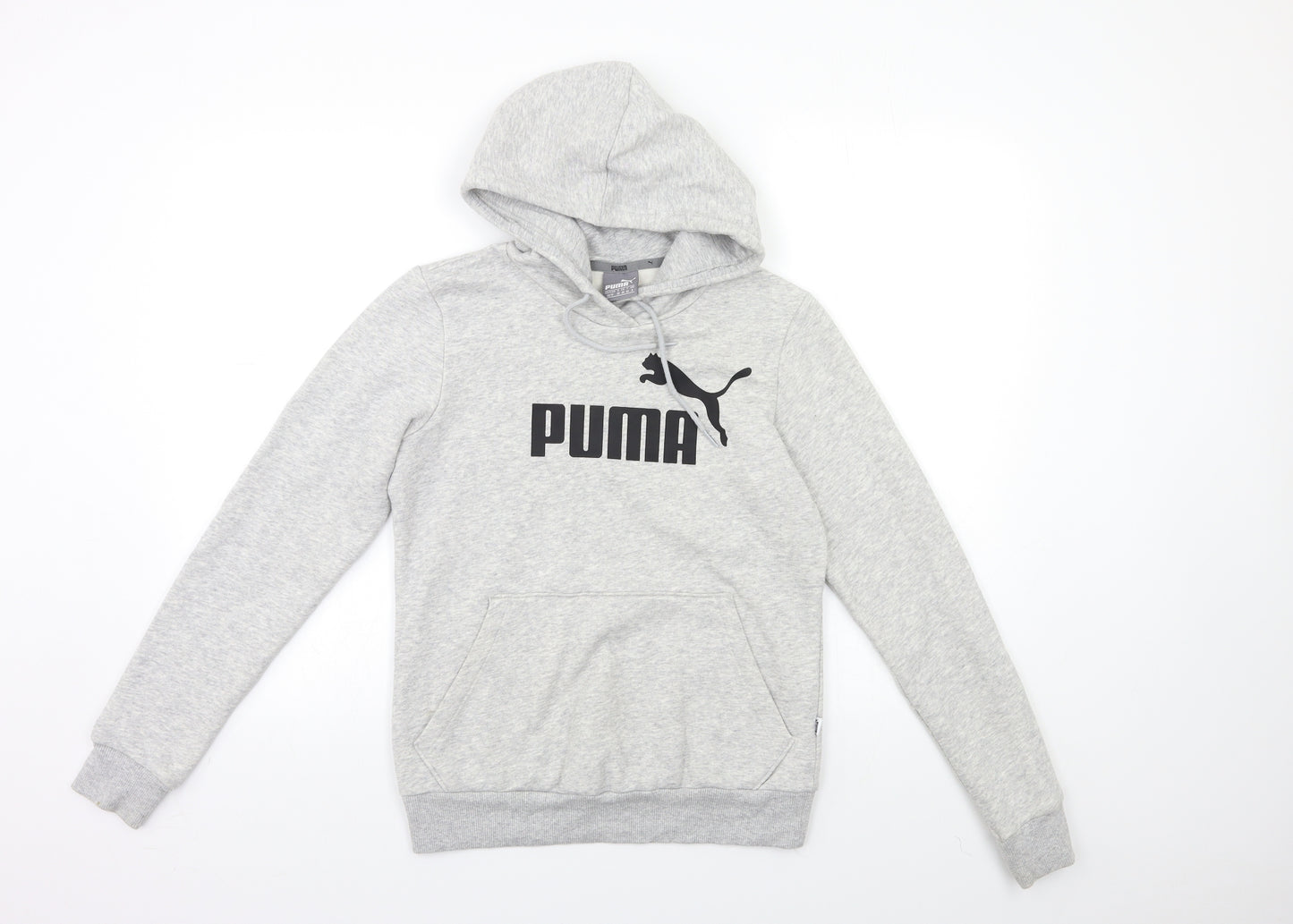 PUMA Womens Grey   Pullover Hoodie Size 8