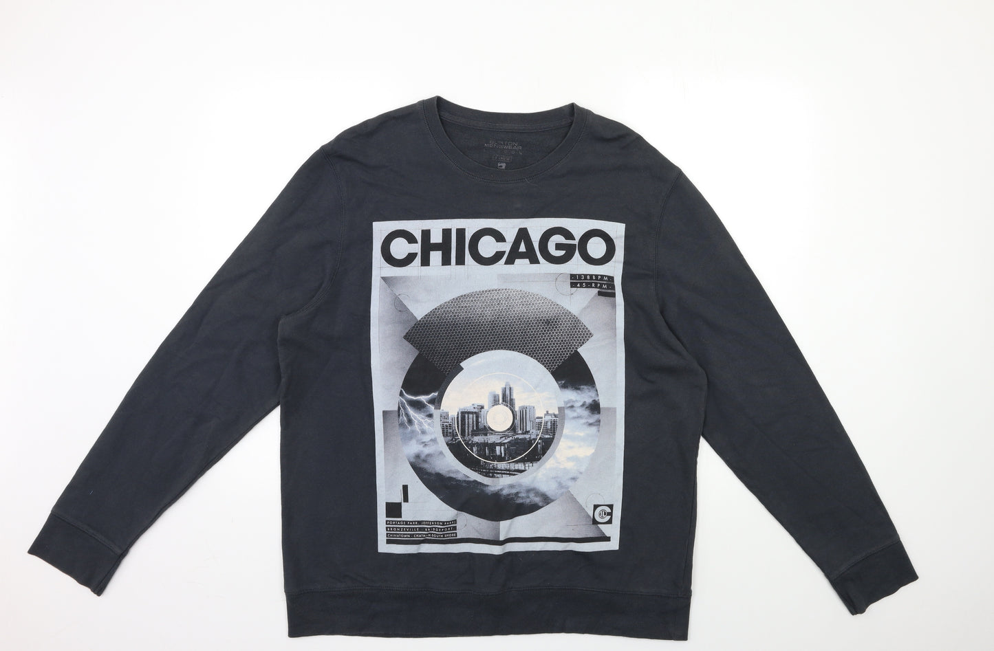 Burton Mens Grey   Pullover Sweatshirt Size XL