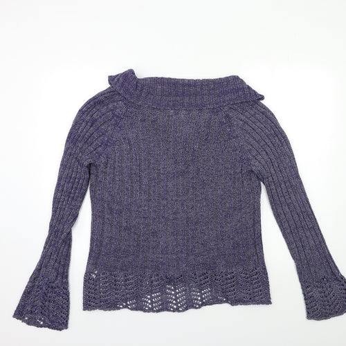 George Womens Blue  Knit Cardigan Jumper Size 14