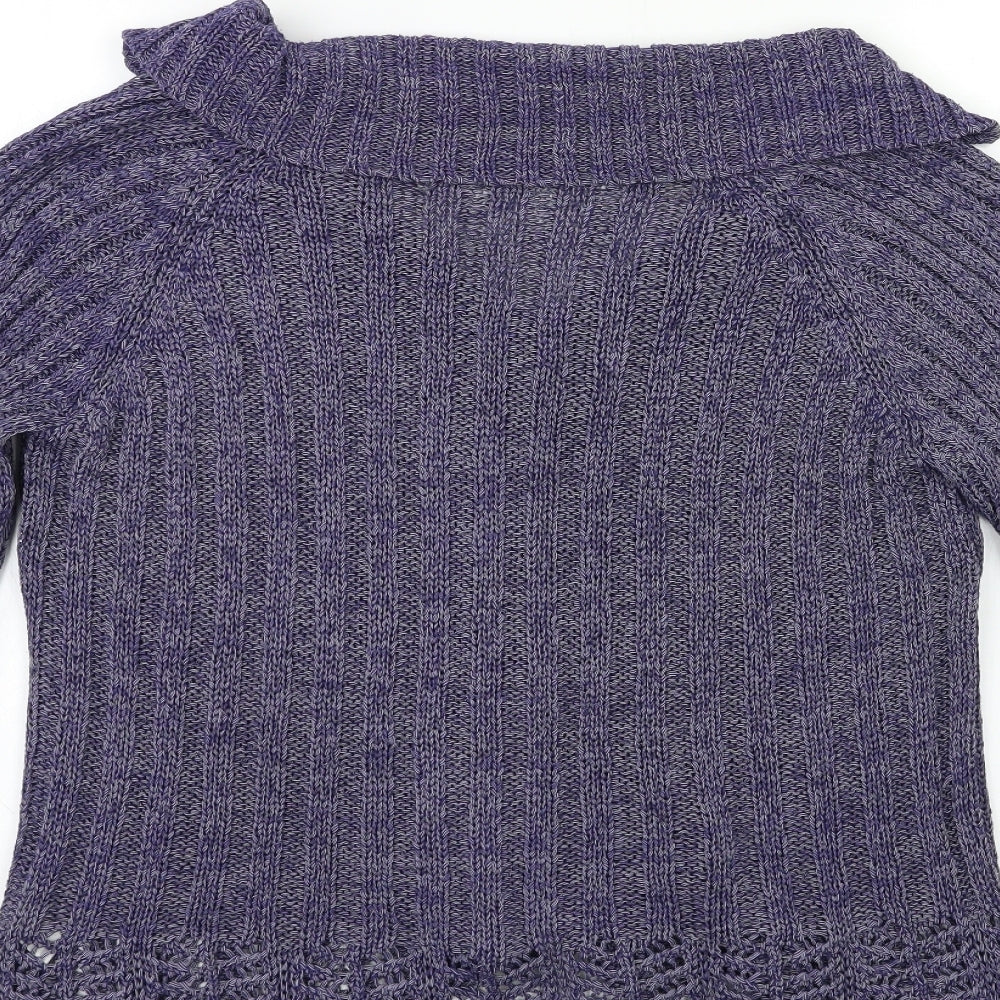 George Womens Blue  Knit Cardigan Jumper Size 14