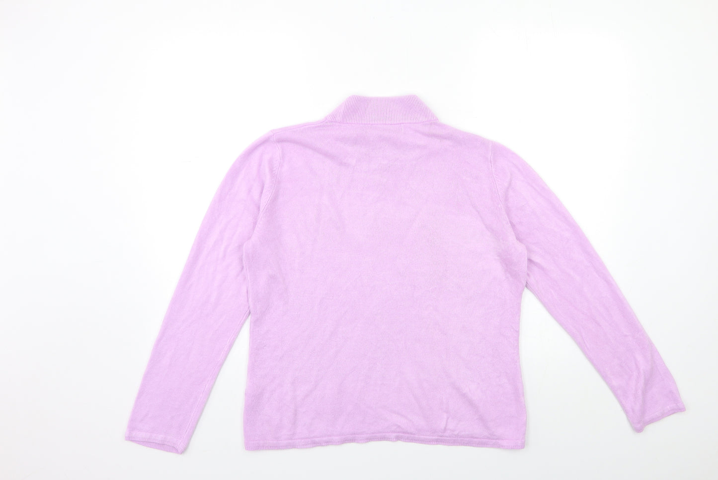 Bonmarché Womens Pink  Knit Pullover Jumper Size M