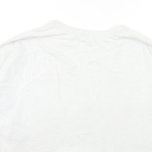TU Womens White   Pullover Sweatshirt Size 18