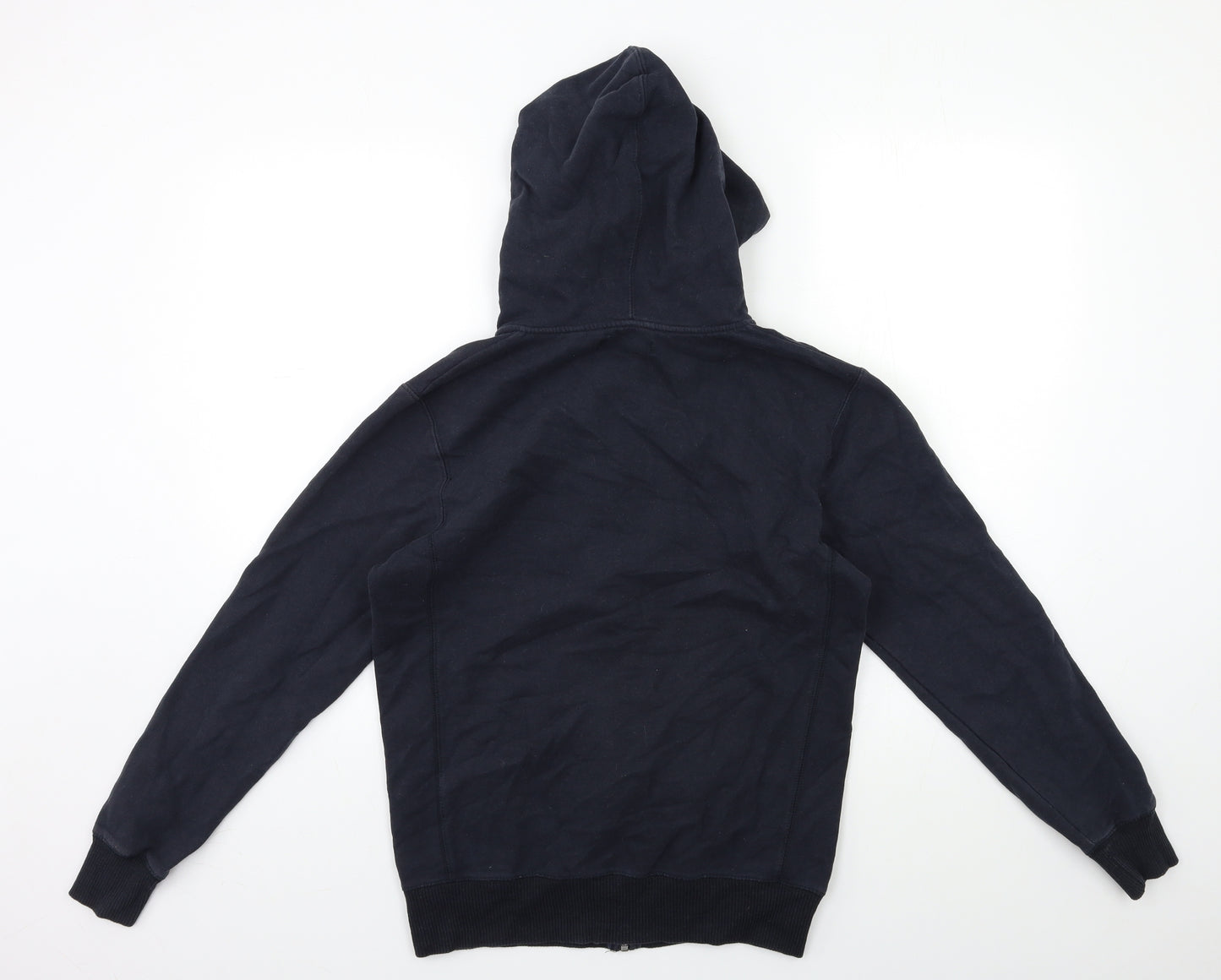 OPEN Mens Black   Full Zip Hoodie Size S