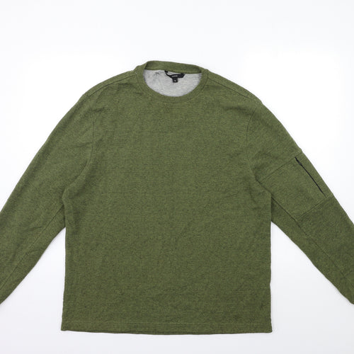 George Mens Green   Pullover Sweatshirt Size M