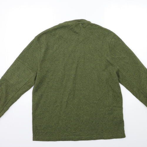 George Mens Green   Pullover Sweatshirt Size M