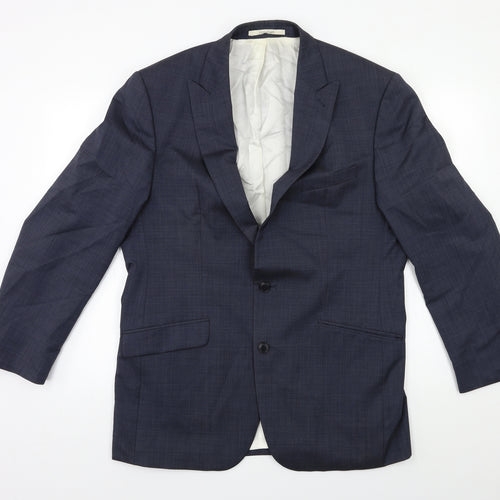 Baumer Mens Blue   Jacket Suit Jacket Size 42