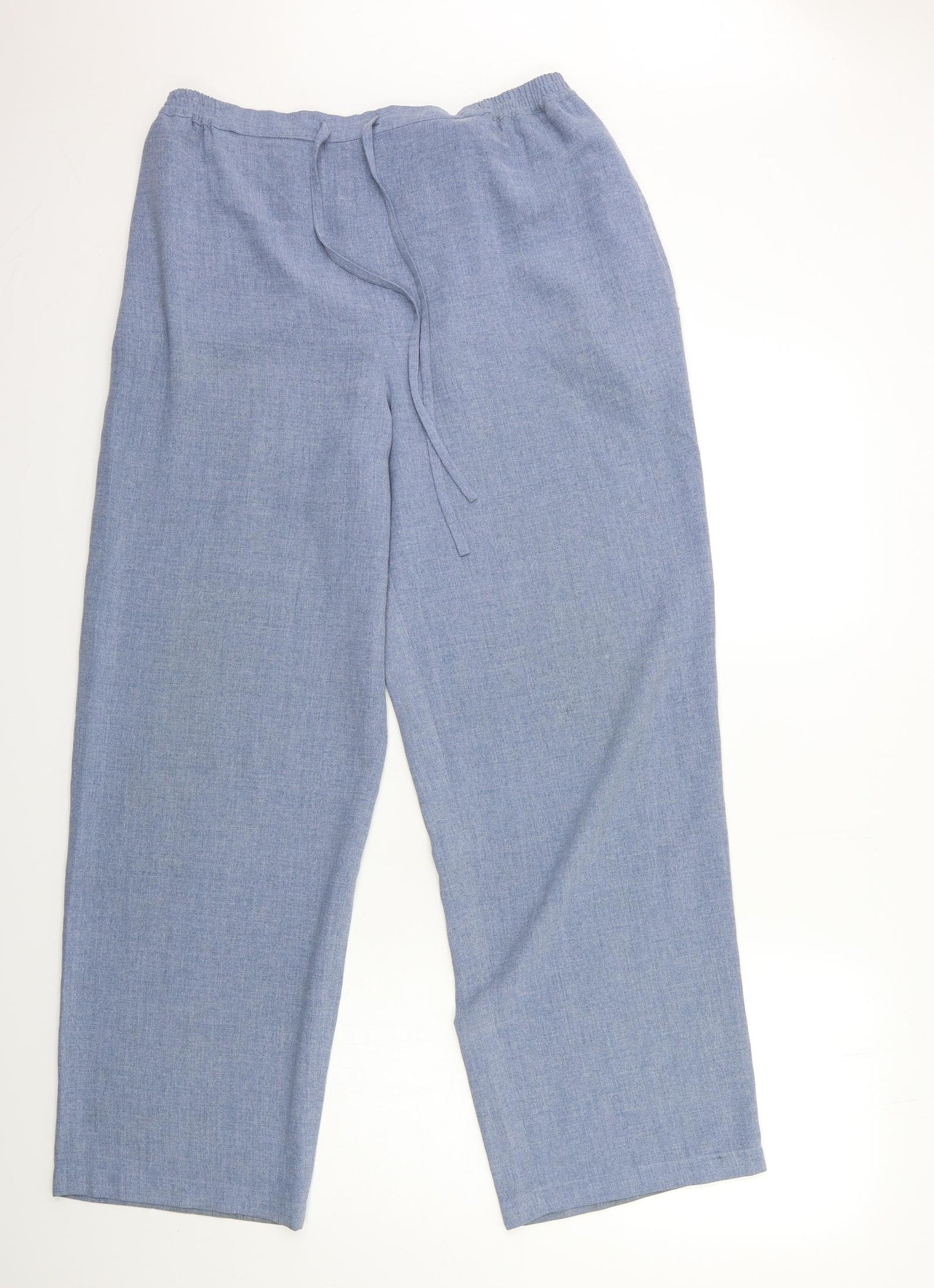 Platinum Womens Blue   Trousers  Size 16 L31 in