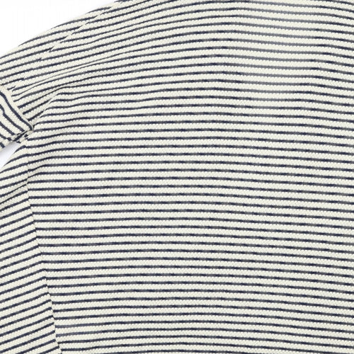 Papaya Womens Beige Striped  Cardigan Jumper Size 8