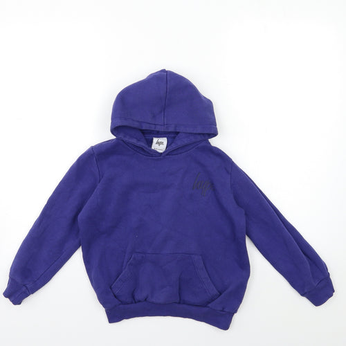 Hype Boys Blue   Pullover Hoodie Size 9 Years